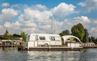 Der Seecamper auf dem Schweriner See im Urlaub
